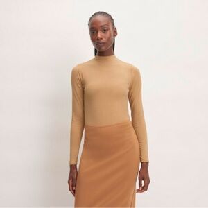 Funnel neck long sleeve tee